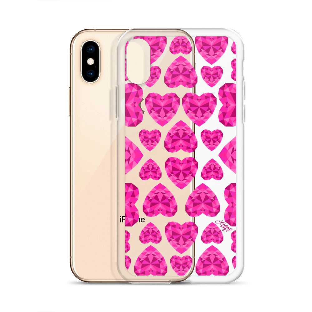 Pink Jewels - Clear Case for iPhone®